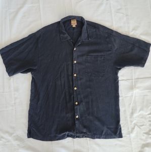 Tommy Bahama Mens 100% Silk Short Sleeve Button Sz XL